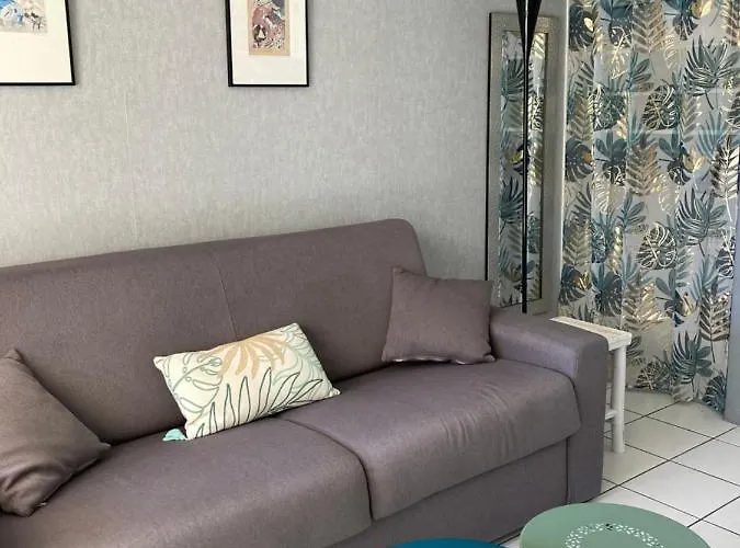 A 300m De La Plage, Parc, Piscine, Terrasse דירה *